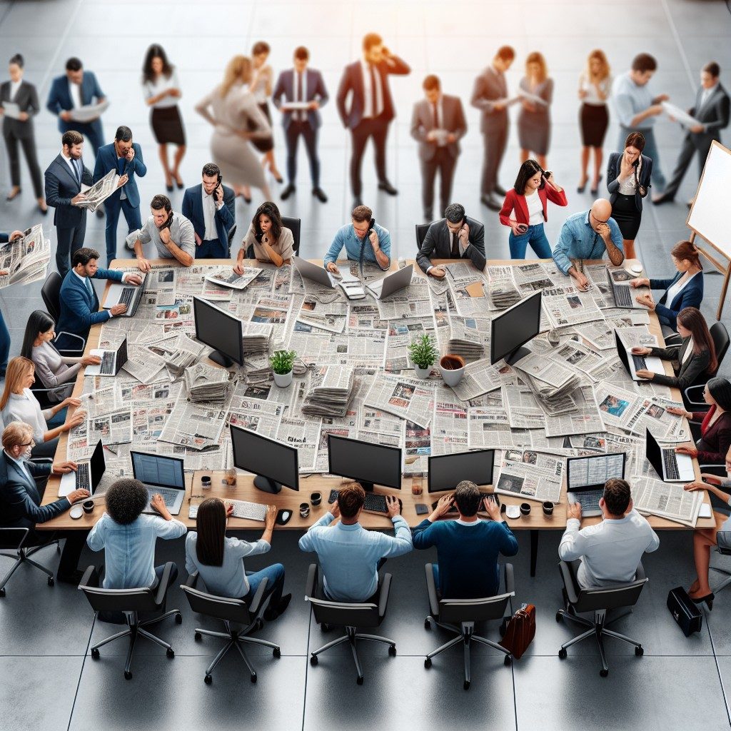 Cum se nasc știrile: relatare din culise în redacții românești